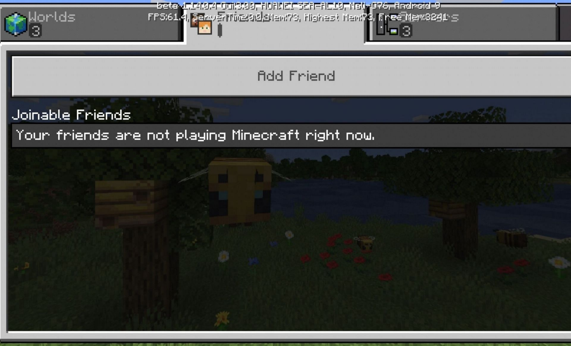 Realms normally appear here (Image via Microsoft)